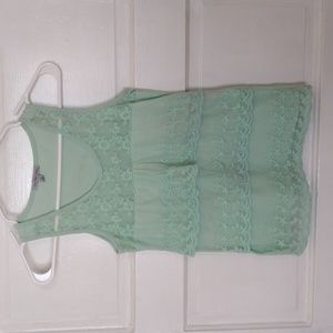 Charlotte Russe Top Women's Size S Green Mint